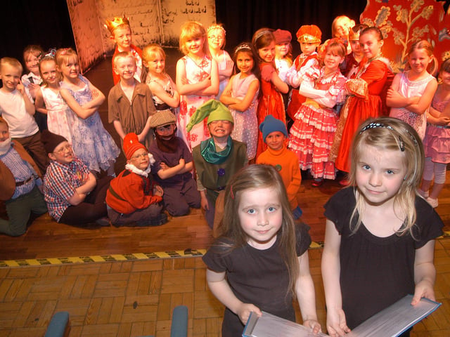 Youngsters from the Mansfield Palace Theatre Junior Youth Theatre Group pictured during rehearsal of their Revolting Rhymes production.