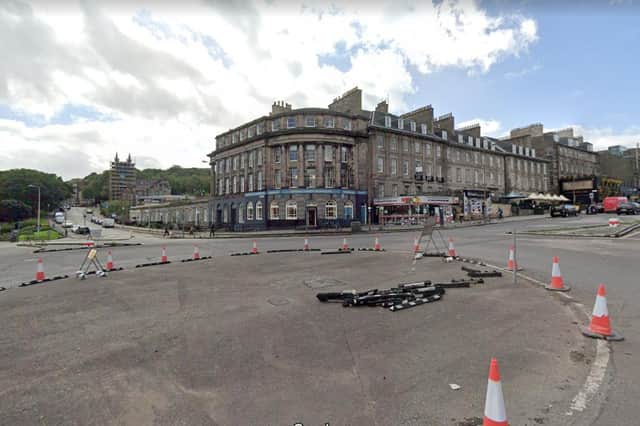 Police appeal for witnesses of Edinburgh hit and run after cyclist is knocked off his bike on roundabout