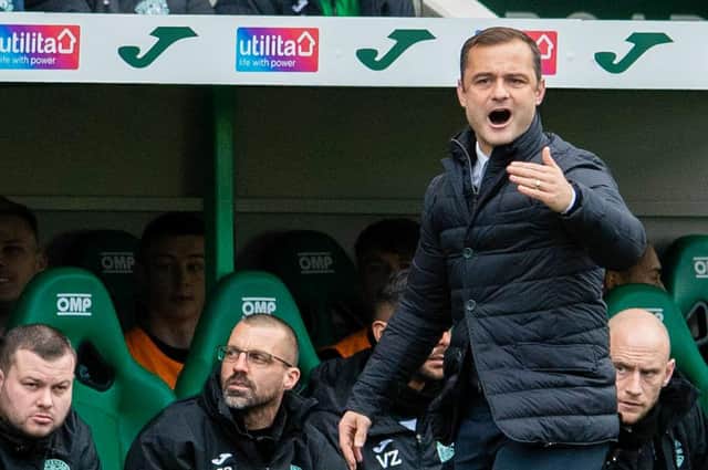 Shaun Maloney urges his side on from the touchline