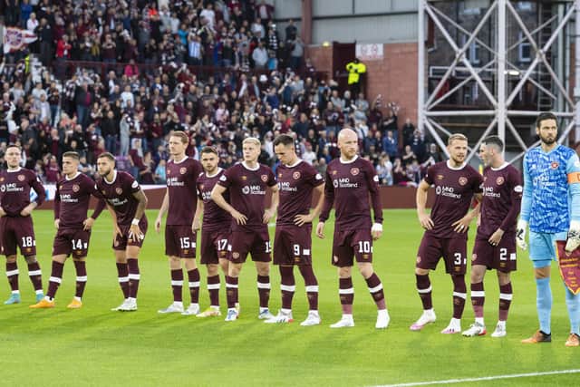 Hearts players are preparing for a Europa Conference League debut.