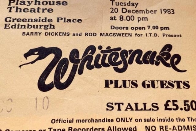 Martin Delaney sent in this ticket stub. He said: "The date on the ticket is incorrect. The gig was moved as the Slide It In album wasn’t ready for release yet! Support band were the excellent Great White."