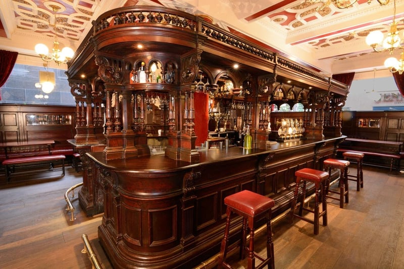 Found in Rose Street, New Town, The Abbotsford Bar is an ornate Edwardian pub with a lavish island bar carved from mahogany. There's both regular and vegetarian haggis on the menu here, which you can pair with a cask ale or two.