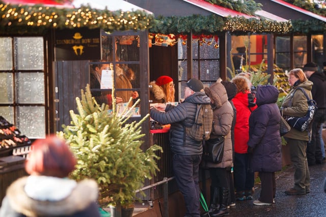 The Edinburgh Christmas Market, 2015.