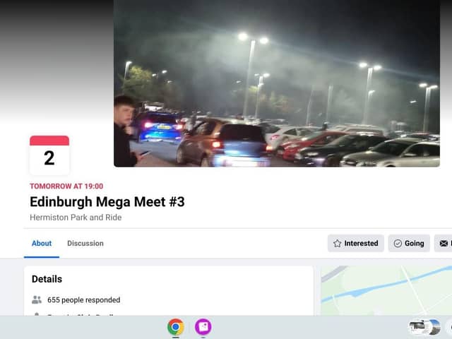 The Mega Meet event has been advertised on Facebook and 655 people have responded.