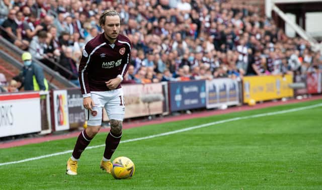 Barrie McKay is growing in strength at Hearts.