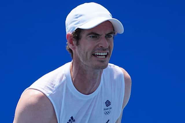 Two-time Olympic gold medallist Andy Murray has withdrawn from the men's singles tournament in Tokyo ahead of his first-round match. Picture: DPA/PA Wire
