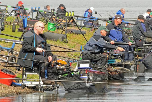 All in at Strathclyde Park: The Scottish Federation for Coarse Angling is hoping to attract more junior anglers into the match scene by running junior competitions on the car park stretch at Strathclyde Park over the school summer holidays. Picture: Nigel Duncan