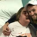 Robbie Graham got a big hug from his auntie Helen after winning the Scottish welterweight title. Sadly, she lost her battle with cancer shortly after.