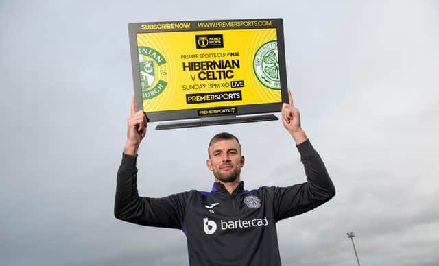 Helping Hibs to Premier Sports Cup glory would be a nice way to end more than three months of personal disappointment for Christian Doidge