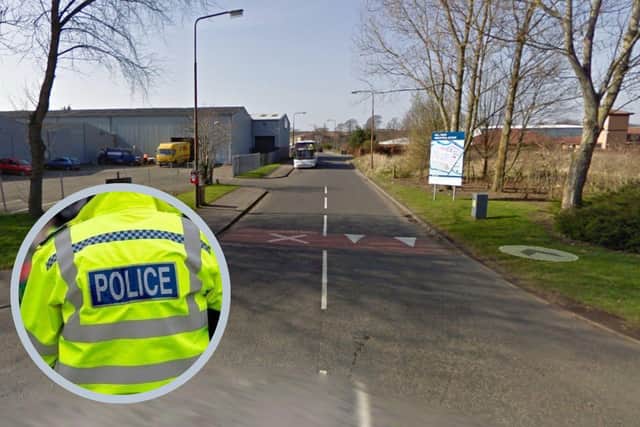 The incident took place at this industrial estate in Linlithgow.