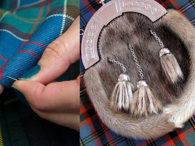 Kilt-making is on the 'endangered' list and sporran-making is on the 'critically endangered' red list for crafts at risk in the UK.