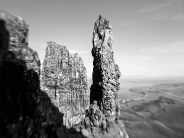 The Broken Land (An Tir Briste) brings together a series of images made on the Isle of Skye and the St Kilda archipelago in 2012.