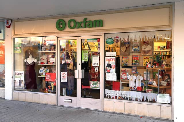 Oxfam Shop, Shopping Precinct, Penicuik.