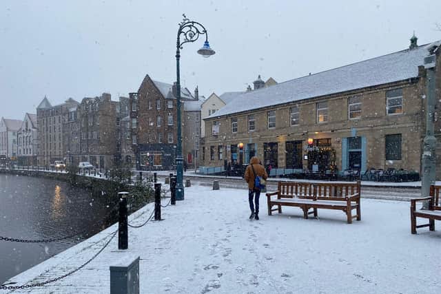 The Met Office and BBC weather have forecast snow for Edinburgh next week.