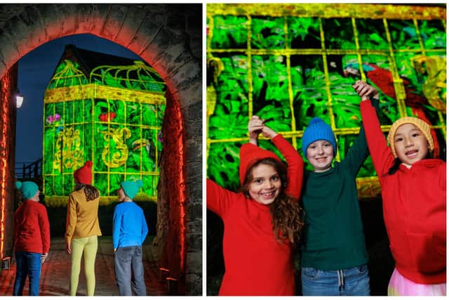 A sneak peek of this year’s Castle of Light trail was unveiled to a group of lucky children from Royal Mile Primary School at a private viewing in Edinburgh Castle’s grounds.