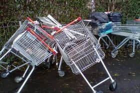 More and more trolleys are being taken from Craigleith retail park and abandoned in nearby green spaces.