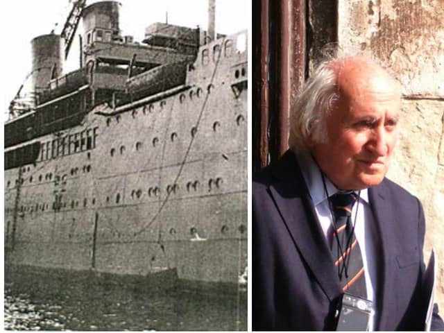 Richard Demarco has called for the erection of a permanent memorial in Edinburgh to the victims of the Arandora Star tragedy.