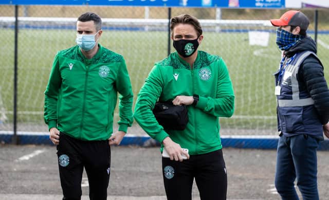 Scott Allan was reduced to a watching brief once again