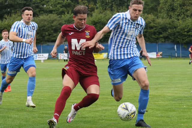 Penicuik Athletic were beaten by Tranent in the Scottish Cup in September. The teams meet in a crunch top of the table clash tomorrow. Picture: Jim Dick