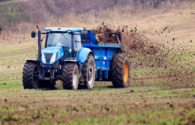 Sharp rises in the cost of fertiliser are likely to affect food prices in the shops (Picture: Danny Lawson)