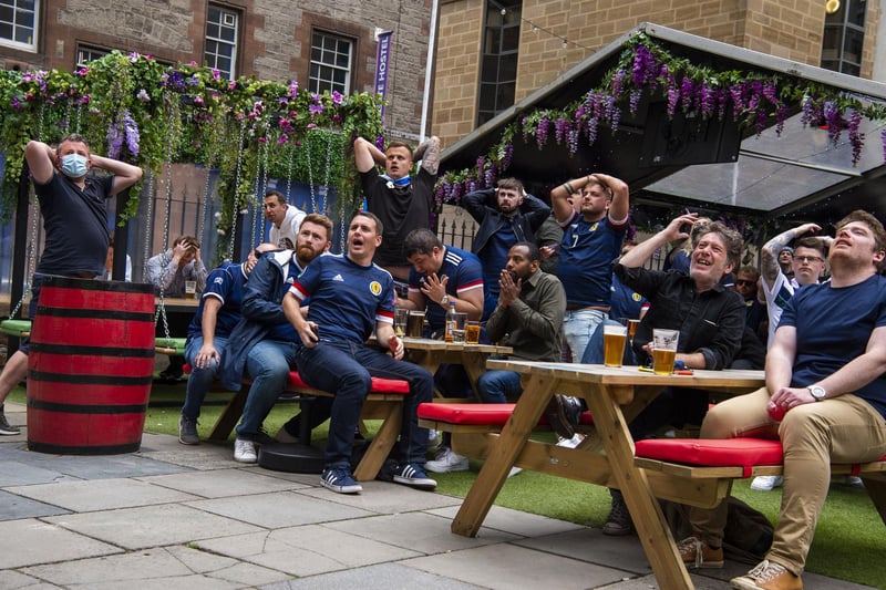 The Three Sisters, situated, at 139 Cowgate is an Edinburgh institution. Wrap up warm and sit in the outdoor beer garden with its large screens, or head inside the huge venue for a warmer watching experience.
