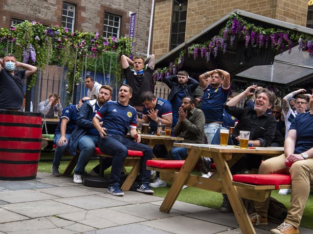 The Three Sisters, situated, at 139 Cowgate is an Edinburgh institution. Wrap up warm and sit in the outdoor beer garden with its large screens, or head inside the huge venue for a warmer watching experience.