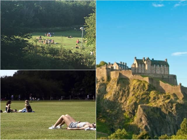 Temperatures are expected to reach 29c on Thursday in Edinburgh.