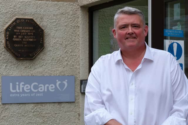 LifeCare CEO, James Wells, said the Edinburgh charity is seeing "unprecedented demand" in the advent of lockdown." Photo: Robin Mair