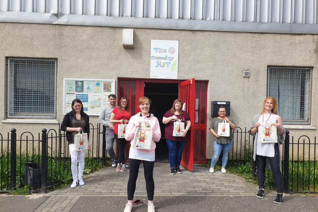 The book packs were put together by the Scottish Book Trust to keep youngsters interested in reading during lockdown