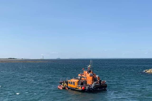 Coastguard assisted a work vessel in saving the boys