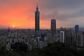 Sunset over Taipei, Taiwan (Picture: Daniel Shih/AFP via Getty Images)