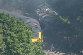 The 06:38 Aberdeen to Glasgow train derailed just outside of Stonehaven (Getty Images)