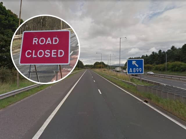 A slip road on the M8 in West Lothian is set to close for five months.