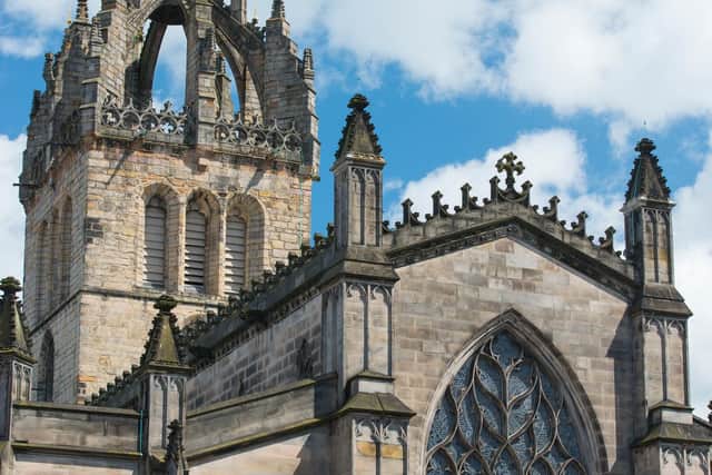 A study of tree rings in the ancient timbers used to build the bell tower at St Giles Cathedral has shed new light on the history of the historic kirk. PIC: HES.