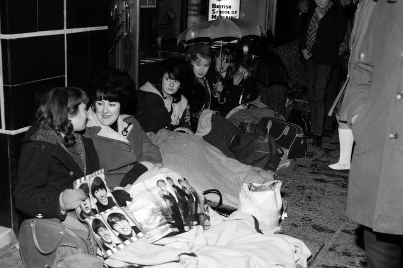Dedicated Beatles fans queued overnight outside the ABC to secure a golden ticket to see their favourite band.