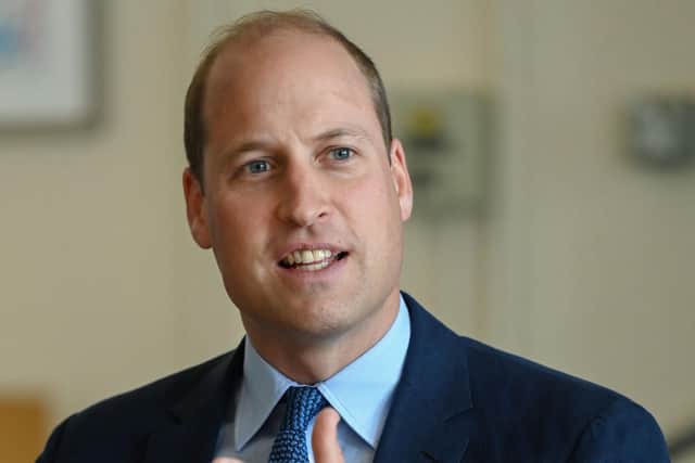 The Duke of Cambridge says his grandfather, Prince Philip, "is okay" in hospital picture: PA