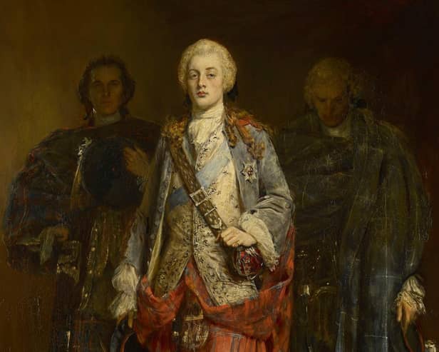 Bonnie Prince Charlie Entering the Ballroom at Holyroodhouse, by John Pettie. The leader of the Jacobite army caused a stir when he arrived in the capital in September 1745 with the city the nerve centre of the rising for six weeks. PIC: Royal Collections Trust.