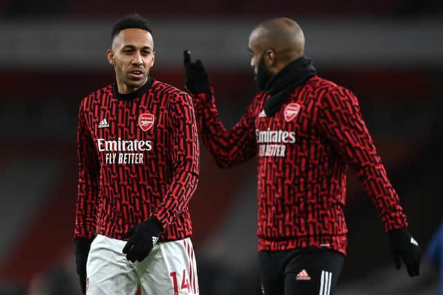 Pierre-Emerick Aubameyang and Alexandre Lacazette are both expected to travel