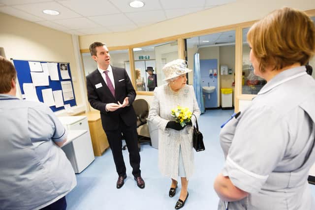 Susan Morrison's new hobby of meeting more NHS staff than Queen Elizabeth is prompting thoughts of investing in a handbag (Picture: Paul Rogers/WPA/Getty Images)