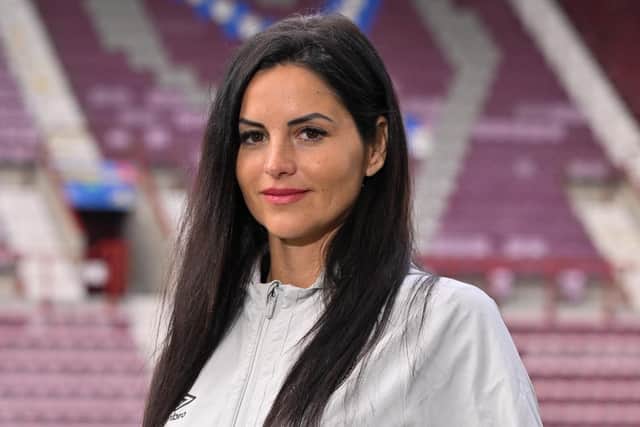 Eva Olid believes it's important for Hearts to create a seven-point gap between themselves and Hibs. Picture: Malcolm MacKenzie