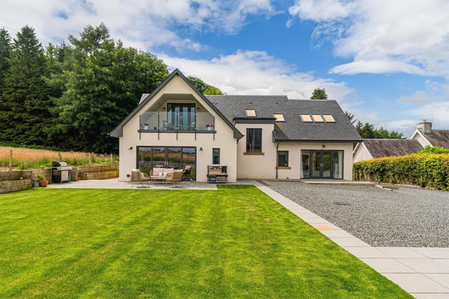 This truly stunning Borders home, the highest-priced on the list, is surely the stuff that dreams are made of – so it’s no surprise to see it make the top four. With a peaceful rural setting in the Borders, this modern detached villa has been immaculately finished throughout to create a truly fantastic family home, complete with a generous garden and even a self-contained annexe. The definition of a forever home, we can see why so many ESPC buyers have been interested in this one.
It is currently available at offers over £740,000.