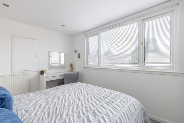 The main double bedroom at 60 Weavers Knowe Crescent, Currie.