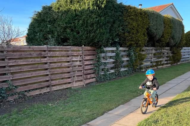 Ruari plans to cycle 10km to his nursery on Good Friday to raise money for charity.