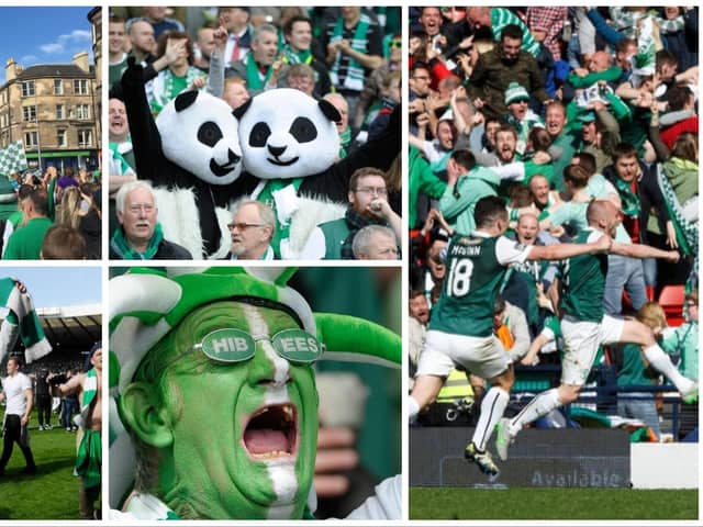Take a look through our photo gallery to be transported back to Hibernian's famous Scottish Cup final victory in 2016.