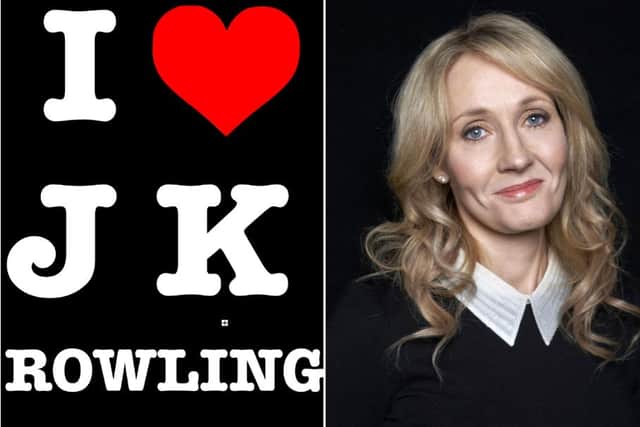 The 'I Love JK Rowling' billboard in Waverley station has been taken down