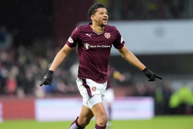 Osman Sow was sold by Hearts after the January window in 2016. Picture: SNS