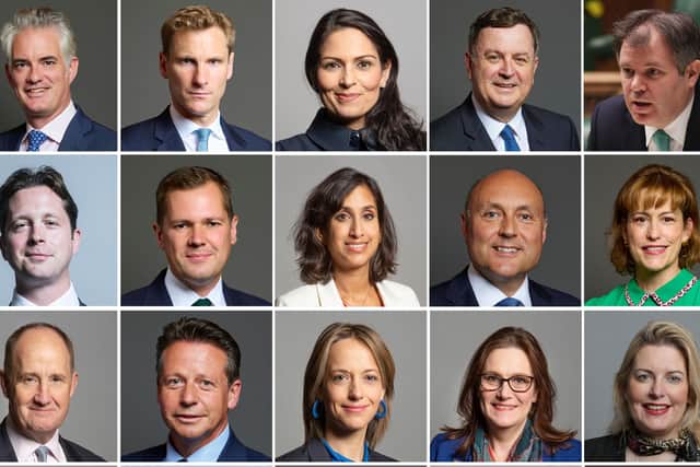 Some of the shadow cabinet appointed by new Conservative Party leader Kemi Badenoch