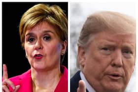 Nicola Sturgeon has hit out at Donald Trump over the violent scenes in Washington.