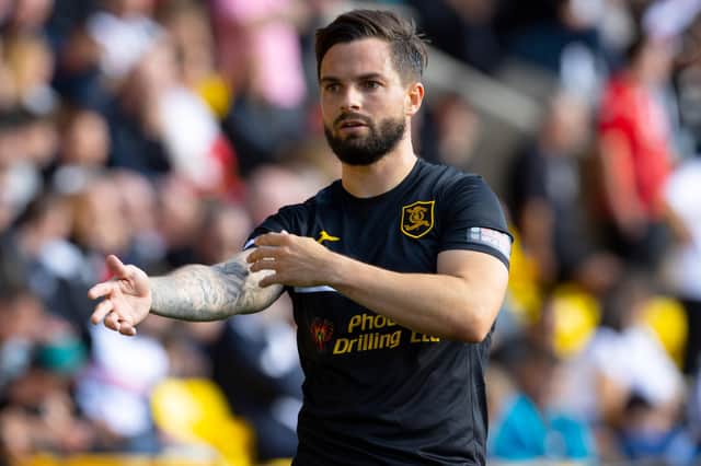 Keaghan Jacobs made his first Livingston appearance in 17 months against St Mirren in the Premier Sports Cup