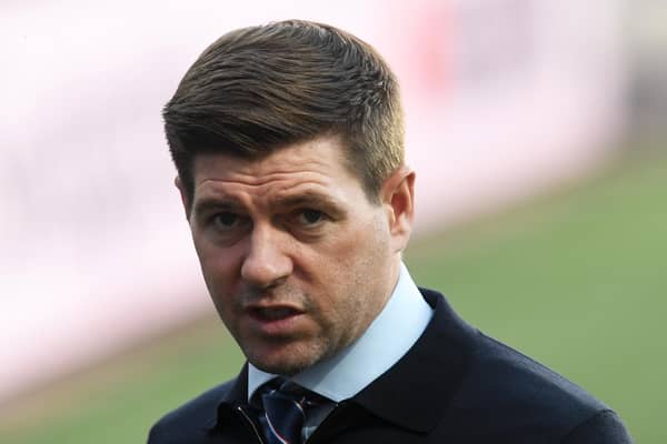 Rangers manager Steven Gerrard said that his side's performance against Hearts was a mixed bag. Photo by Craig Foy / SNS Group